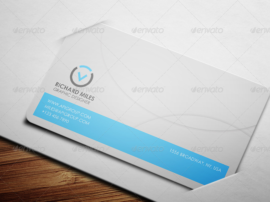 Sleek Business Card By Realstar Graphicriver